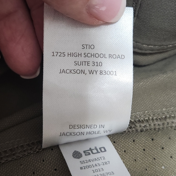 Stio OPR Shorts Knotty Pine Mountain Biking Olive Green Gorpcore 31 X 11.5 - Picture 10 of 15